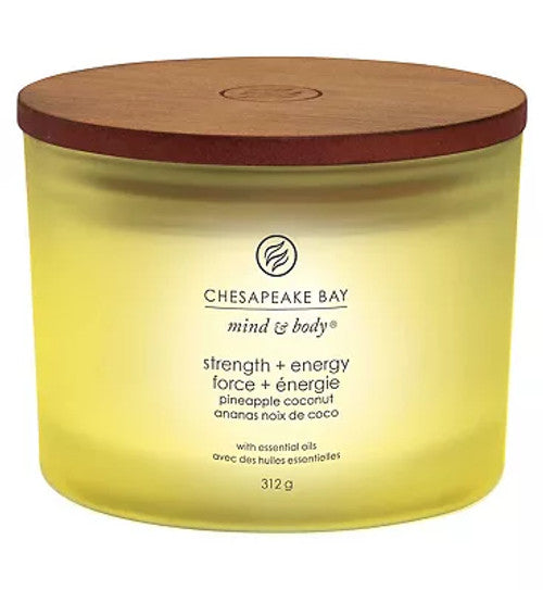 Chesapeake Bay Candle 3-Wick Jar Strength & Energy