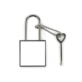 Personalised Square Keyring