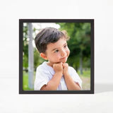 Personalised Photo Block - Square With Recess