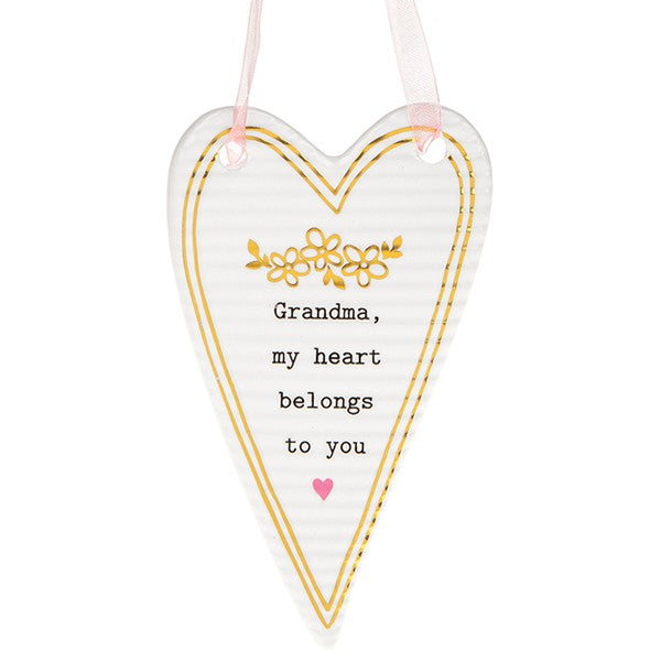 Thoughtful Words Mother's Day Heart Plaque Grandma
