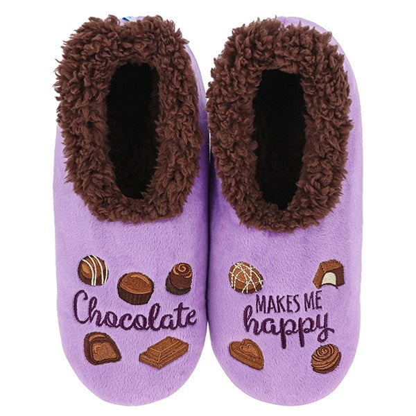 Snoozies! Pairables Slippers Chocolate
