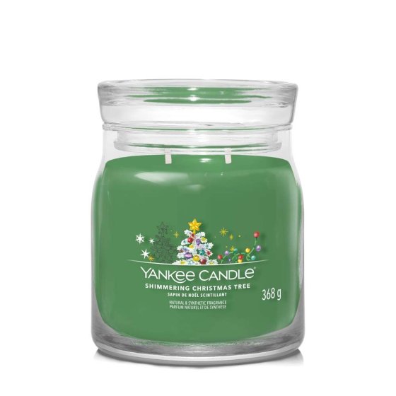Yankee Candle Shimmering Christmas Tree Medium Jar