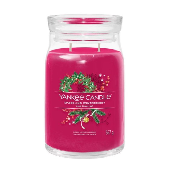 Yankee Candle Sparkling Winterberry Large Jar Candle
