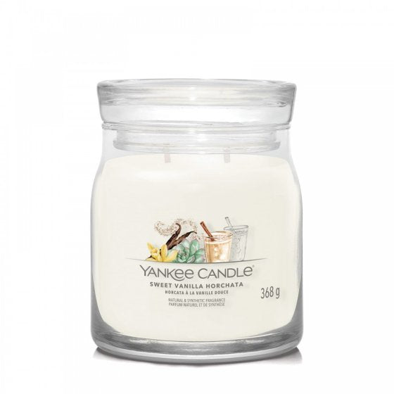 Yankee Candle Sweet Vanilla Horchata Signature Medium Jar