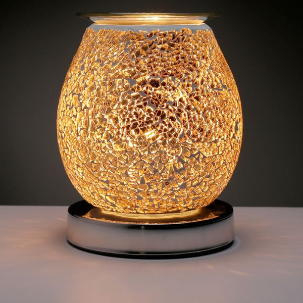 Eden Golden Mosaic Electric Wax Melt Aroma Warmer Lamp