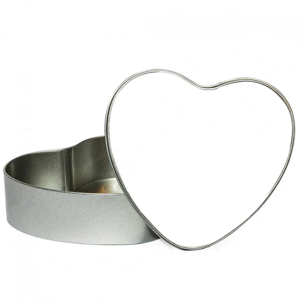 Personalised Tin Metal Heart Shape