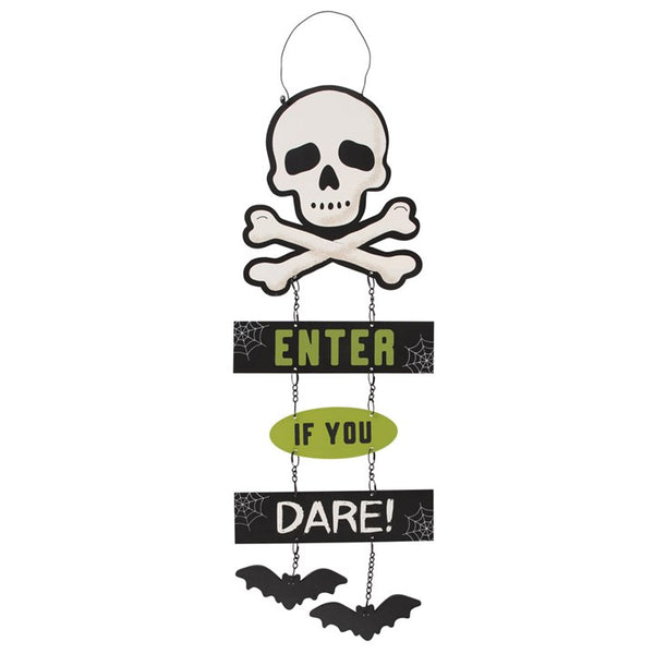 Enter If You Dare Chain Sign