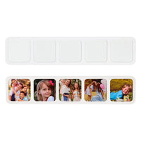 Plastic Photo Block - White