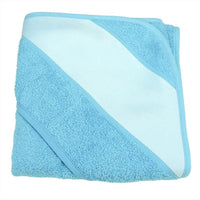 Personalised Blue Baby Towel - 75 x 75 cm