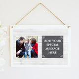 Personalised Hanging Photo Plaque - Large