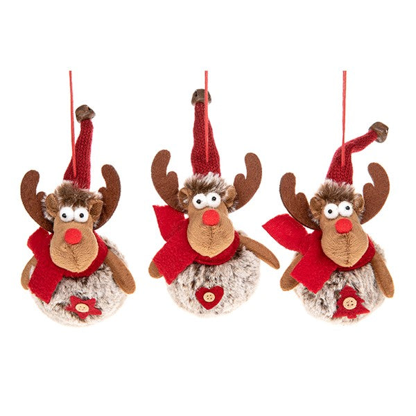 Rudolf Hanging PomPom Reindeer