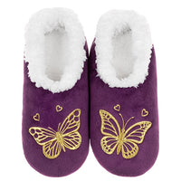 Snoozies Pairables Super Soft Sherpa Womens House Slippers - Butterfly