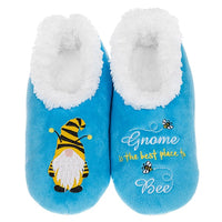 snoozies! Pairables Gnome Home Bee Super Soft Sherpa Womens House Slippers