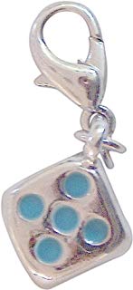 Bombay Duck Dice Epoxy Charm