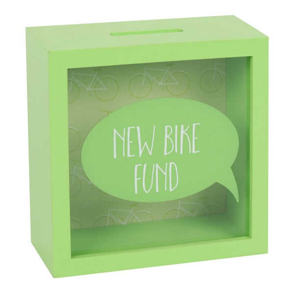 New Bike Fund Frame Money Box