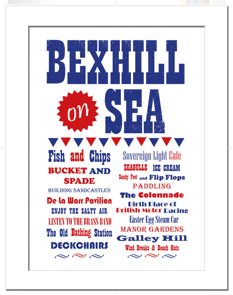 Bexhill on Sea - Art Print Poster