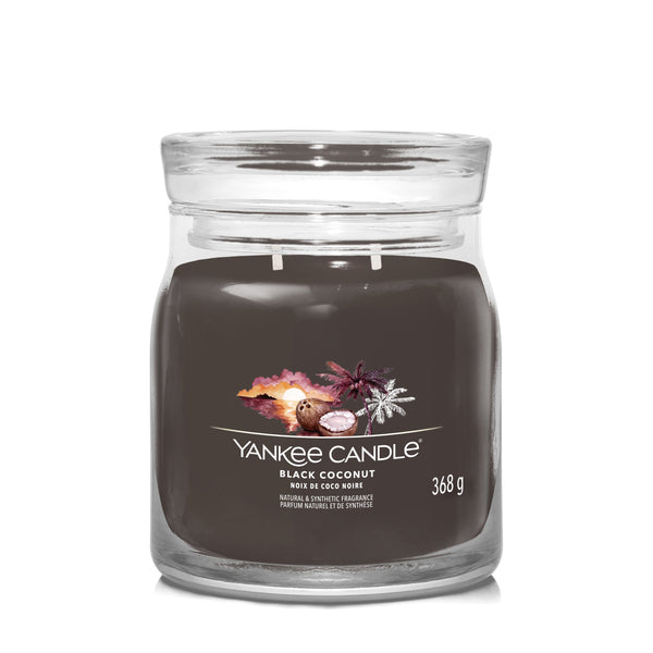 Black Coconut - Yankee Candle Medium Signature Jar Candle