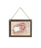 Personalised Hanging Photo Plaque - Small Rectangle