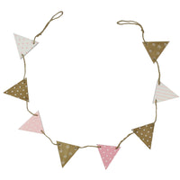 'Petit Cheri' Baby Collection MDF Bunting - Pink