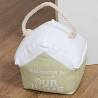 Life Door Stop With Rope Handles - Welcome To Our Home