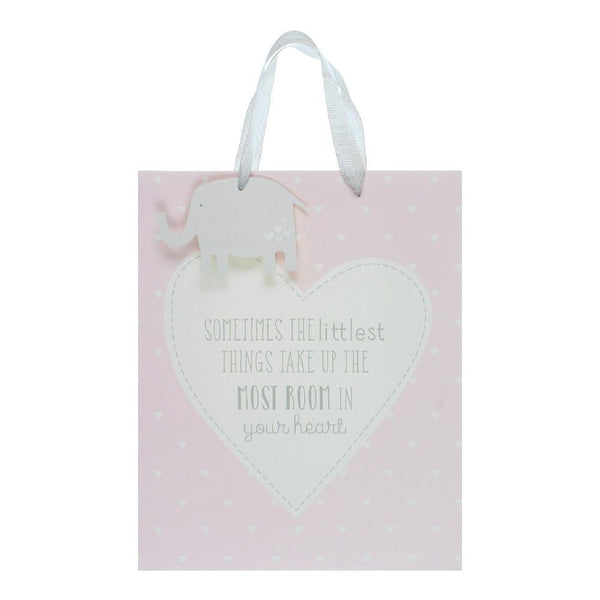 Petit Cheri "Little Things" Large Pink Gift Bag