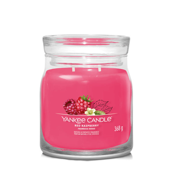 Red Raspberry - Yankee Candle Medium Signature Jar Candle