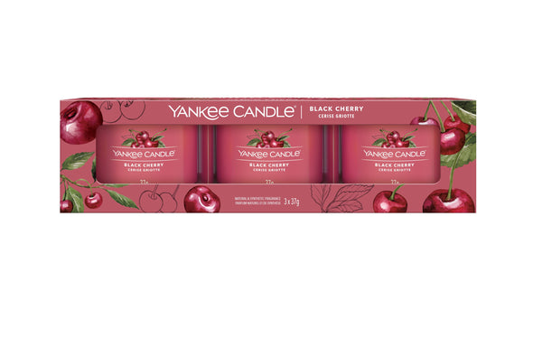 Black Cherry - Yankee Candle 3 Filled Votives