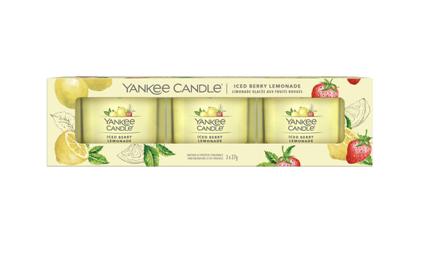 Iced Berry Lemonade - Yankee Candle 3 Filled Votives
