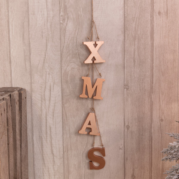 Wooden Letters Hanging Design - Xmas