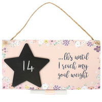 Weight Loss Countdown Hanging Sign