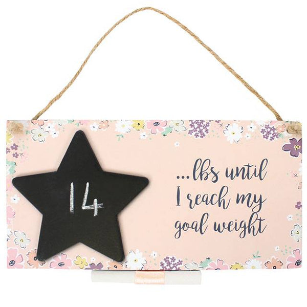 Weight Loss Countdown Hanging Sign