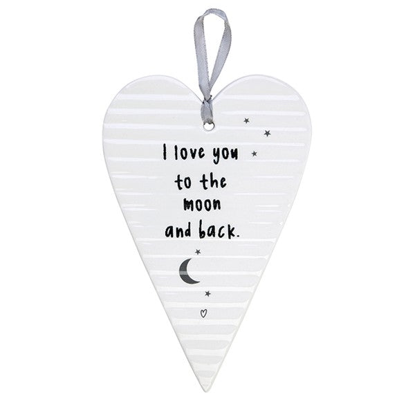 Guardian Angel Heart Plaque Love Moon