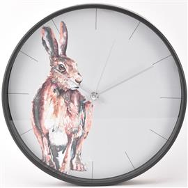 MEG HAWKINS Wall Clock - Hare