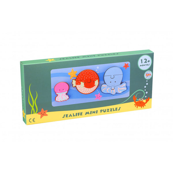 Orange Tree Toys Sealife Mini Puzzle Set
