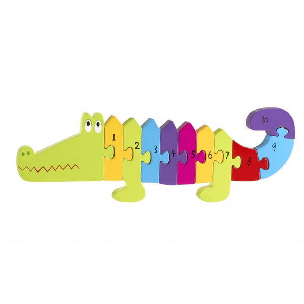 Orange Tree Toys Crocodile Number Puzzle