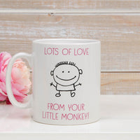 The Worlds Best Mummy Mug From Your Little Monkey