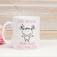 The Worlds Best Mummy Mug From Your Little Princess