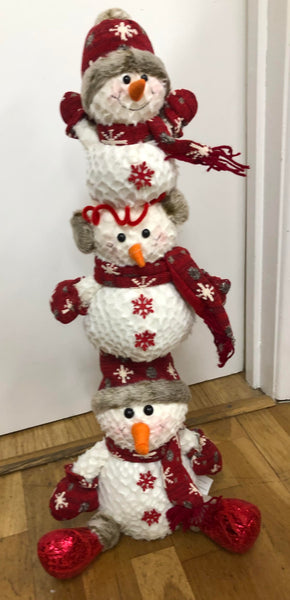 Red Snowman Tower