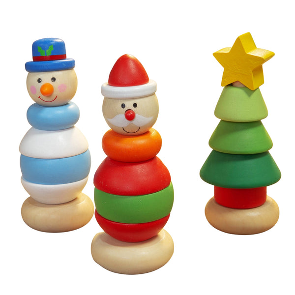 Christmas Character Stacking Wooden Toys