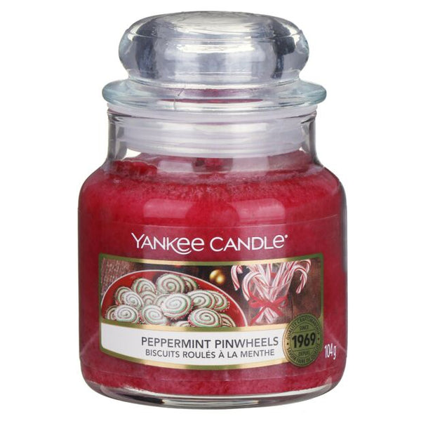 Yankee Candle Peppermint Pin Wheels Small Jar